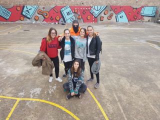 Urban art workshop at the High School Emperador Carles