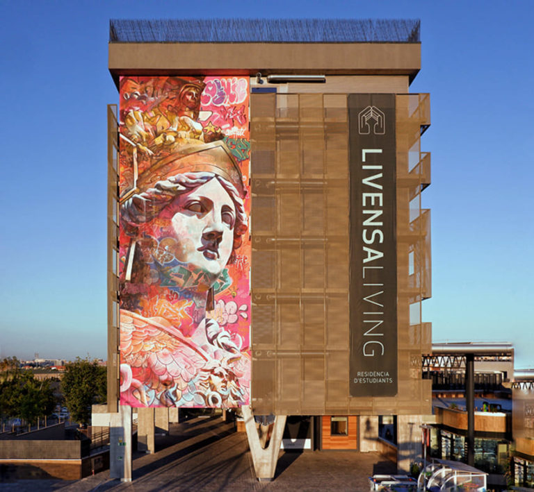 Mural – WOMART by OVNI i Nuria Toll, Barcelona, art públic, Rebobinart 2019