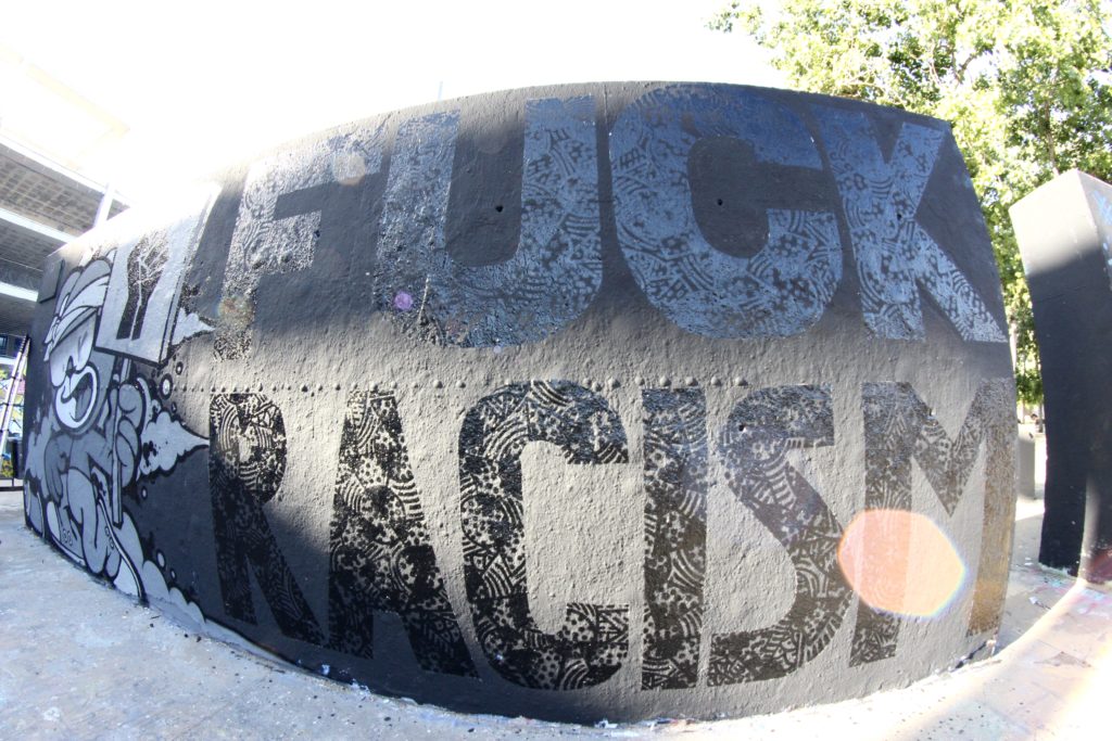 IMG_1804 Fotografía del mural – Black Lives Matter by Elxupetnegre, Barcelona, intervención artística, Rebobinart 2020