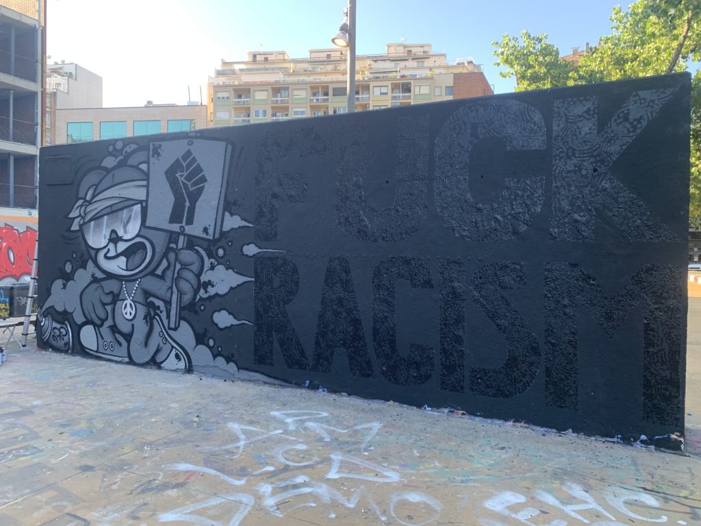 IMG_5472 Fotografía del mural – Black Lives Matter by Elxupetnegre, Barcelona, graffiti, Rebobinart 2020