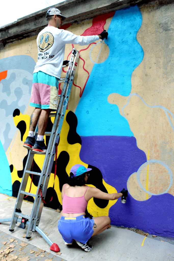 IMG_5317 Fotografía del mural – WALL LAB BY Borneo Modofoker, Barcelona, intervención artística, Rebobinart 2020