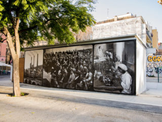 Mural Congreso de Sants by Miquel Wert