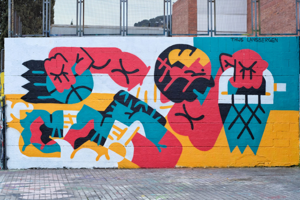 IMG_2720_web Vista general del mural – Cuidem Barcelona x Javirroyo, mural comunitario, Rebobinart 2022
