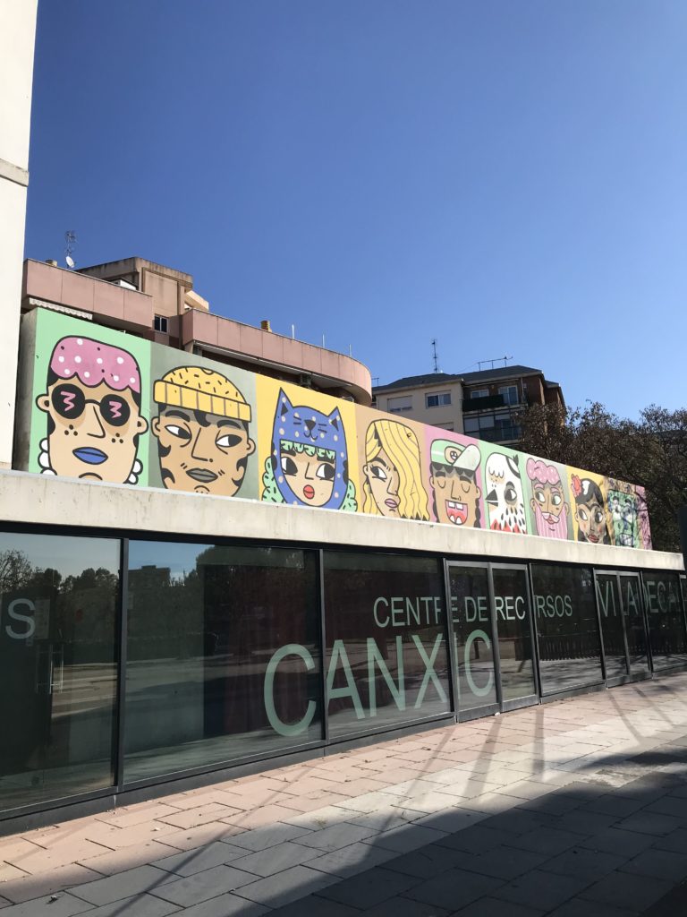 image00001 Fotografía del mural – Mural Can Xic by Amaia Arrazola, Barcelona, graffiti, Rebobinart 2022