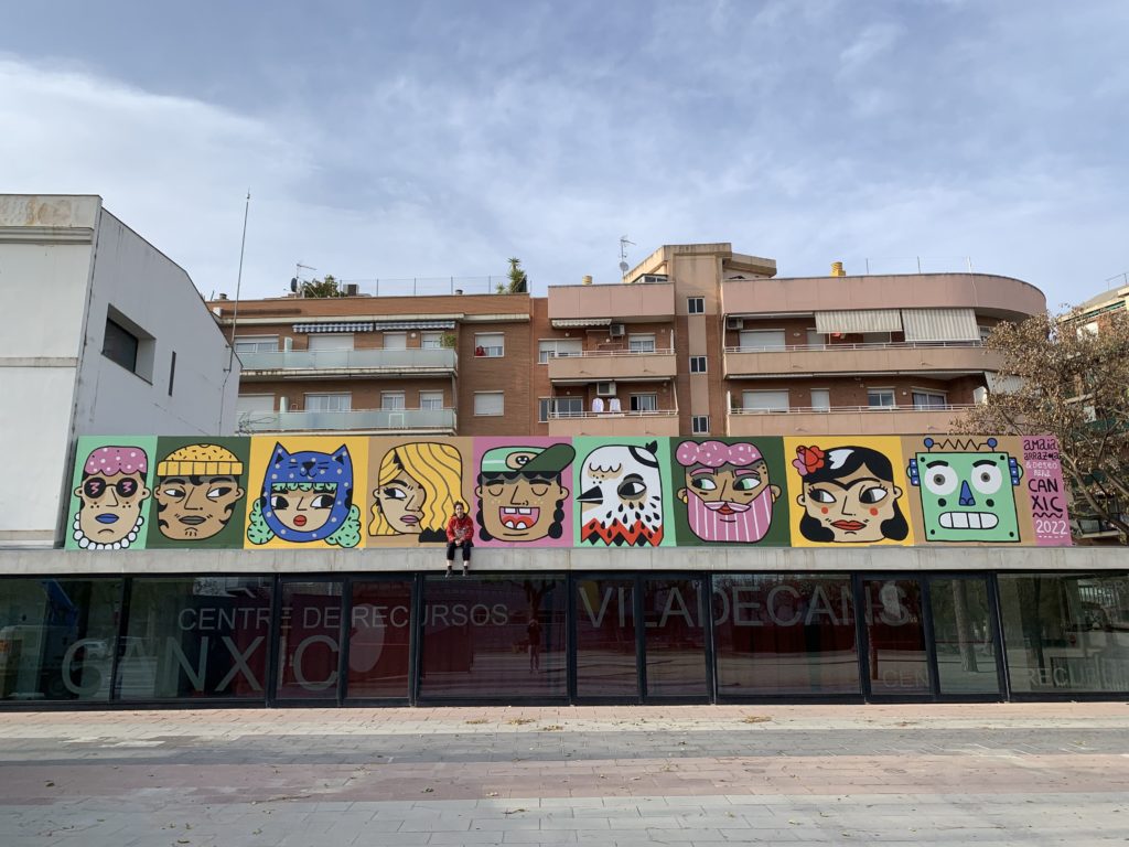 YDRAY-02221CC3-0E76-4258-B9C4-7830D50DD66C Vista general del mural – Edmundo Garcia x Terrassa Walls, street art, Rebobinart 2022