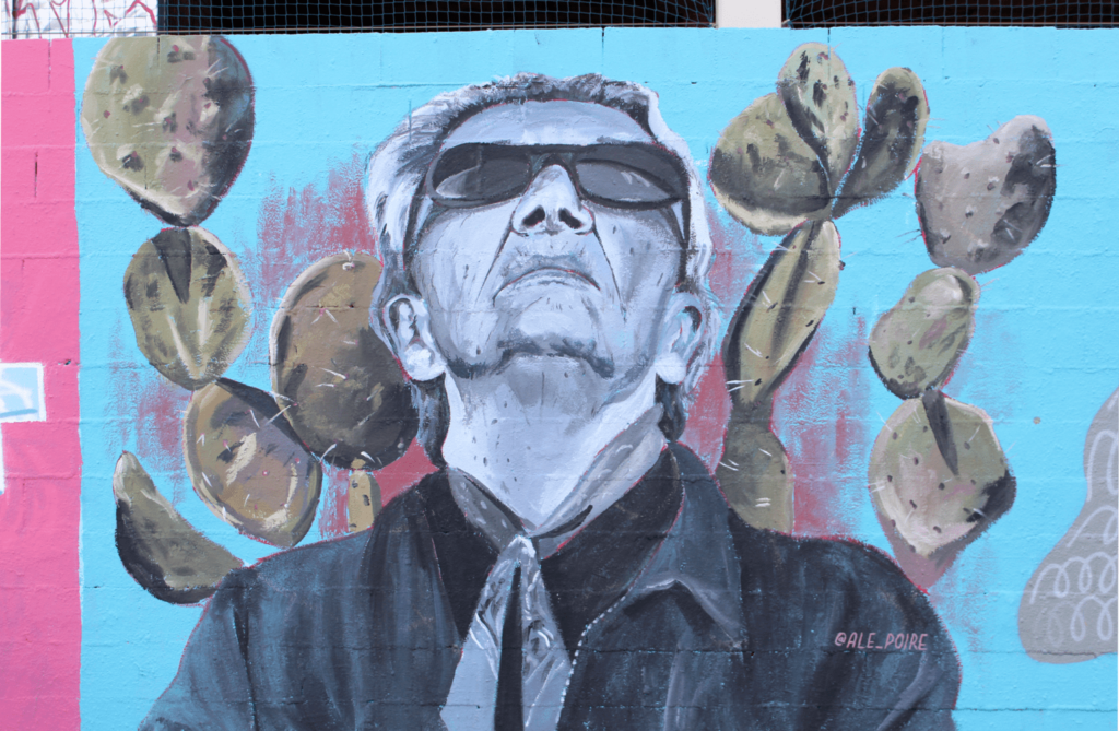 Ale_poire Arte urbano social LGTBIQ+ JAM Wallspot, intervención diversidad callejera, Rebobinart