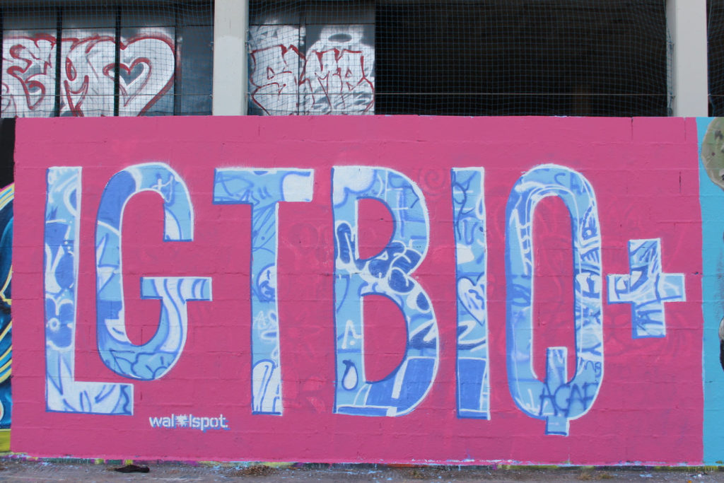 IMG_4838 Arte urbano participativo LGTBIQ+ JAM Wallspot, festival muralismo inclusivo, Rebobinart