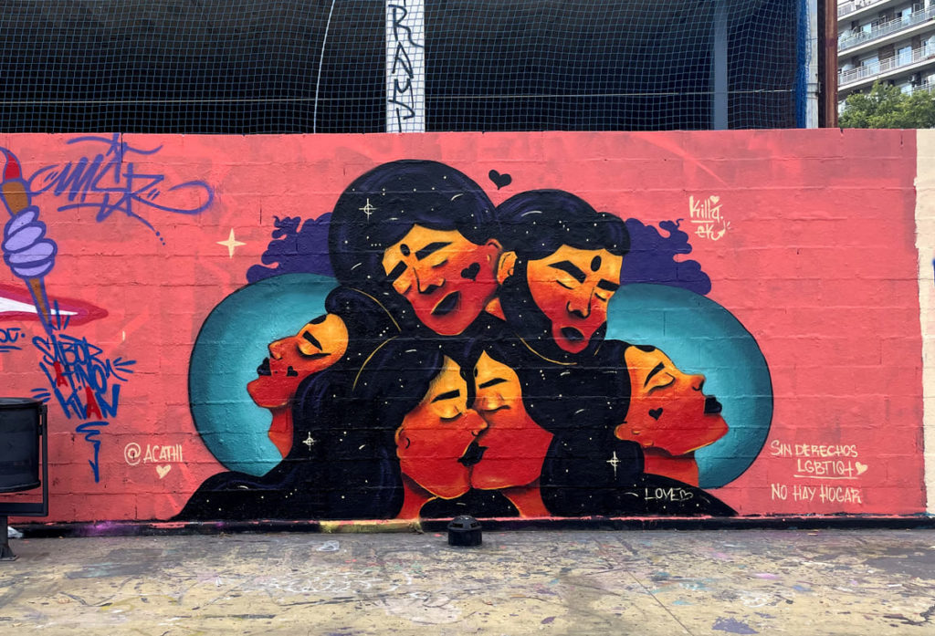 Detail of an artwork from the activity – LGTBIQ+ JAM WALLSPOT, Barcelona, graffiti, photo 84, Rebobinart 2023