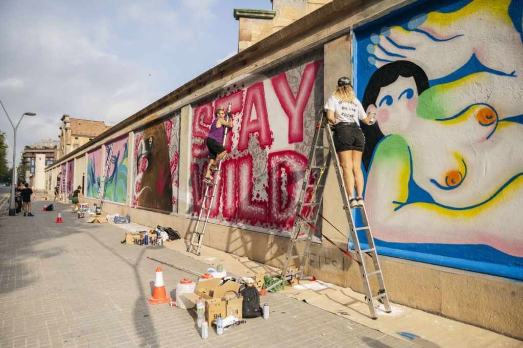 DSC_4125 Mural – Wall Lab La Model 2023, Barcelona, arte urbano, Rebobinart 2023