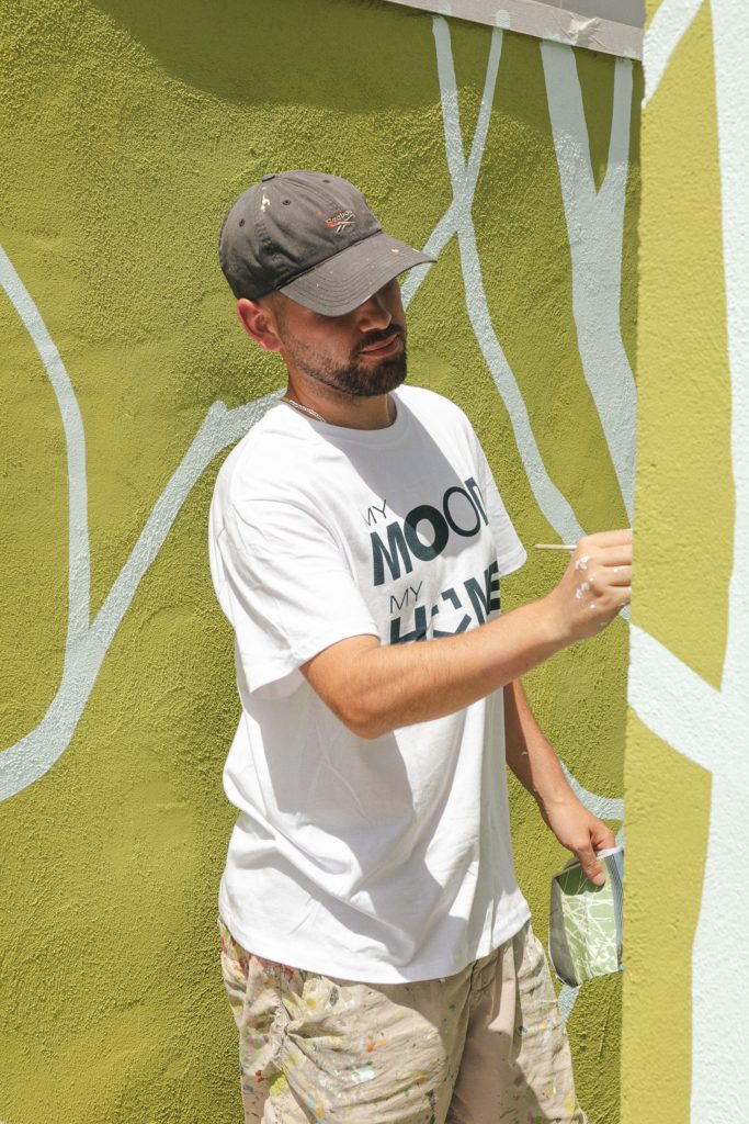 Rebobinart_LivensaLiving_Granada_AlbertoMontes (1) Proceso de creación del mural – Re-visión de un paisaje granaíno by Alberto Montes, Granada, muralismo, Rebobinart 2024