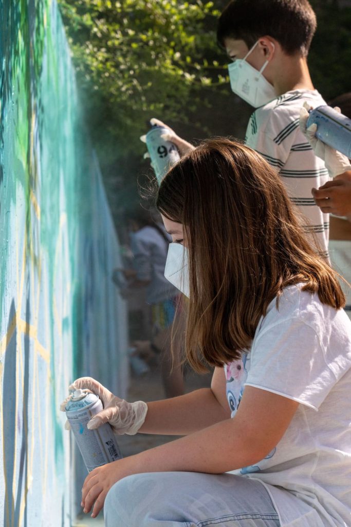 mural roc blackblock rebobinart hospitalet (12) Muralismo convocatoria Rebobinart, proyecto Sagrera open call creativos Barcelona