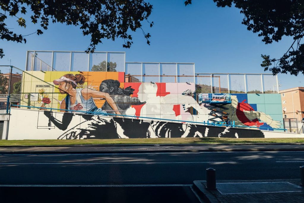 jay-kaes-forca-plural-mural-nou-barris (1) Intervención artística Jay Kaes – mural inclusión social Nou Barris, Rebobinart Barcelona
