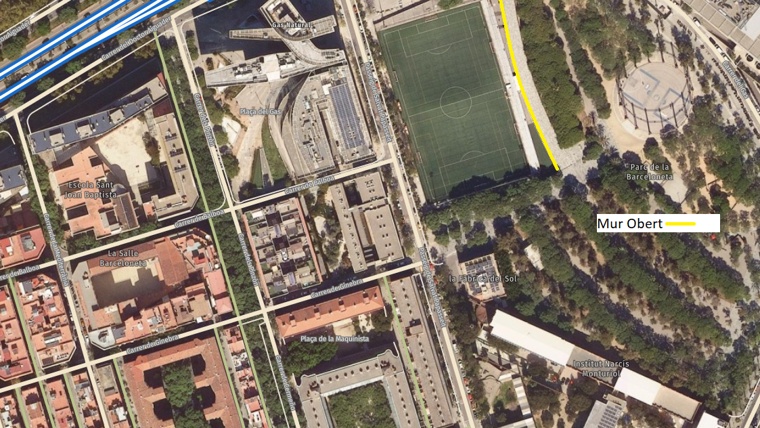 Camp de futbol Parc de la Catalana — Carrer del Doctor Aiguader 58, Ciutat Vella